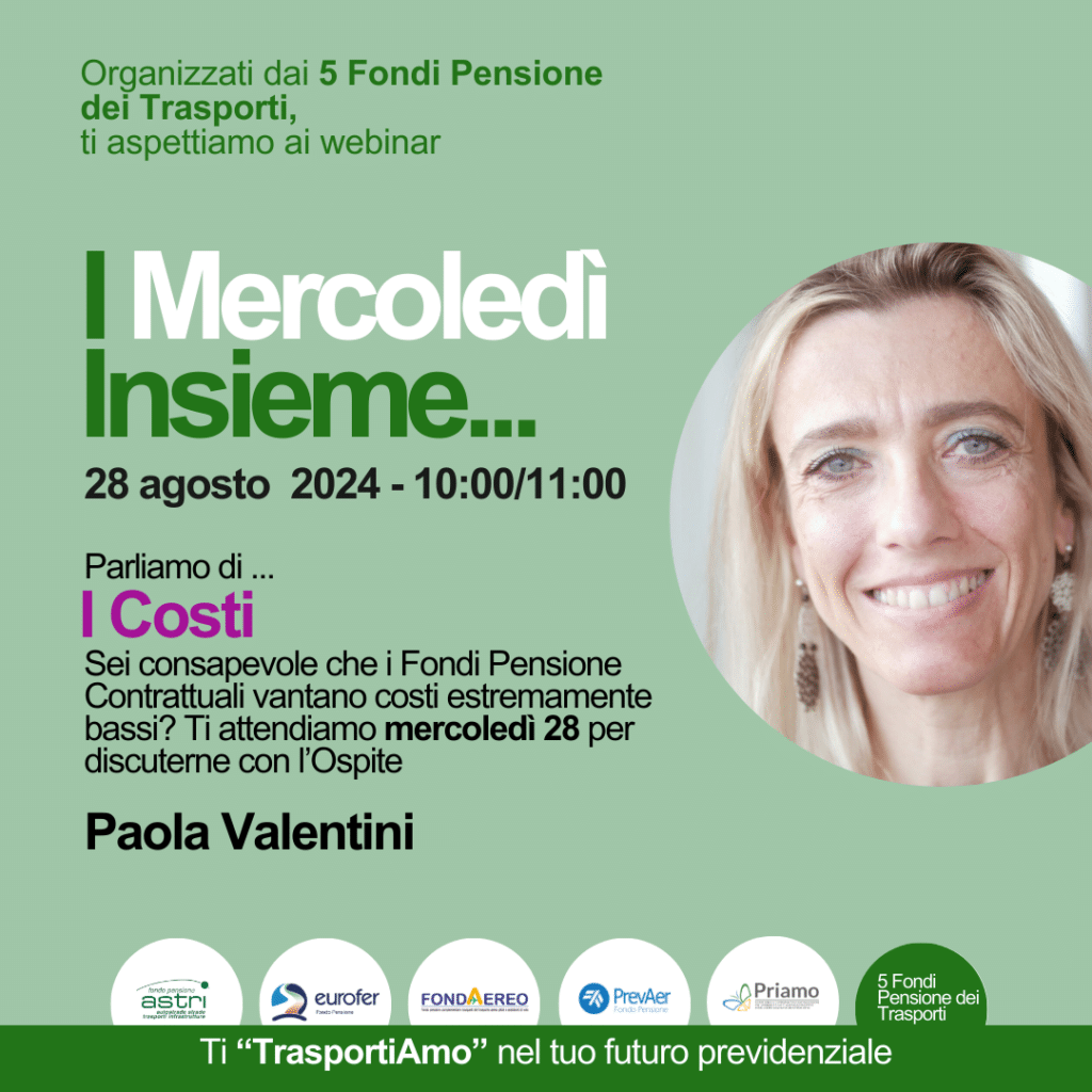 Webinar – I Mercoledì Insieme | 28 Agosto