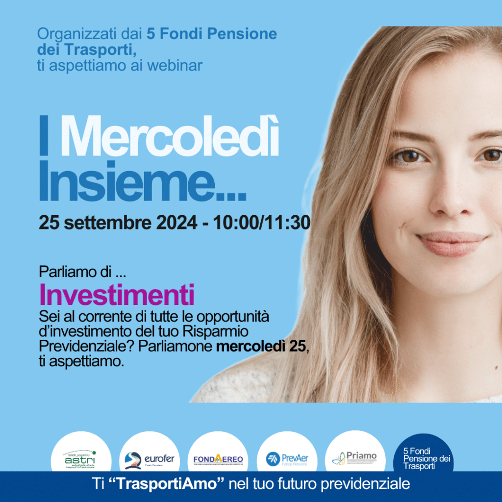 Webinar – I Mercoledì Insieme | 25 Settembre